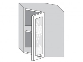 1.60.3у Шкаф настенный (h=720) угловой на 600мм со стекл. дверцей в Челябинске - magazin-mebel74.ru | фото