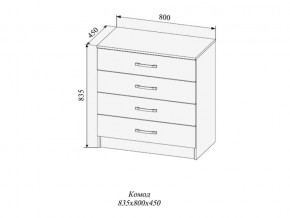 Комод Софи СКМ800.1 в Челябинске - magazin-mebel74.ru | фото