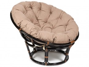 Кресло Papasan 23/01 W с подушкой Antique brown, экошерсть Коричневый в Челябинске - magazin-mebel74.ru | фото