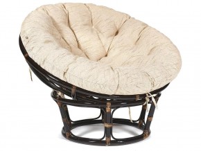 Кресло Papasan 23/01 W с подушкой Antique brown, ткань Старт в Челябинске - magazin-mebel74.ru | фото