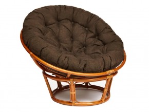 Кресло Papasan 23/01 W с подушкой Cognac, ткань Коричневый в Челябинске - magazin-mebel74.ru | фото