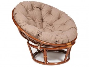 Кресло Papasan 23/01 W с подушкой Pecan, экошерсть Коричневый в Челябинске - magazin-mebel74.ru | фото