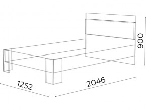 Кровать 1200 Гринвич мод.2 в Челябинске - magazin-mebel74.ru | фото 2