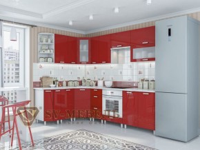 Кухня Модерн гранат в Челябинске - magazin-mebel74.ru | фото 3