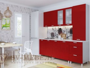 Кухня Модерн гранат в Челябинске - magazin-mebel74.ru | фото 4
