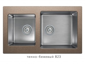 Мойка комбинированная Tolero twist TTS-840 Темно-бежевый 823 в Челябинске - magazin-mebel74.ru | фото