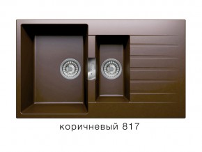 Мойка кварцевая Tolero Loft TL-860 Коричневый 817 в Челябинске - magazin-mebel74.ru | фото