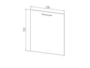 П 60 Комплект для посудомоечной машины 600 мм (цоколь + фасад) ЛДСП в Челябинске - magazin-mebel74.ru | фото
