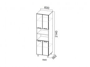 П600/2140 Пенал 600/2140 в Челябинске - magazin-mebel74.ru | фото