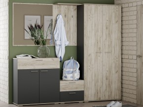 Прихожая Санти Антрацит в Челябинске - magazin-mebel74.ru | фото