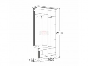 Прихожая Саша 16 в Челябинске - magazin-mebel74.ru | фото