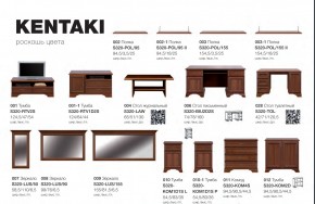 Спальня Кентаки каштан в Челябинске - magazin-mebel74.ru | фото 5
