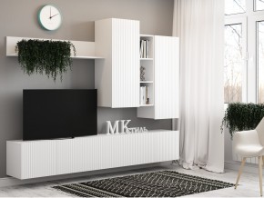 Стенка НМ-001 Сканди МДФ фасад белый в Челябинске - magazin-mebel74.ru | фото