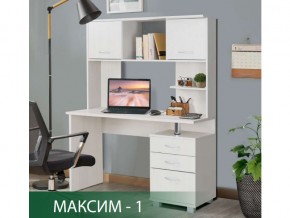 Стол компьютерный Максим-1 Ясень Анкор Светлый в Челябинске - magazin-mebel74.ru | фото