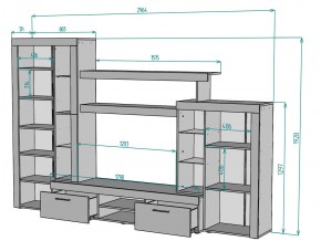 ТВ стенка TV51 в Челябинске - magazin-mebel74.ru | фото 3